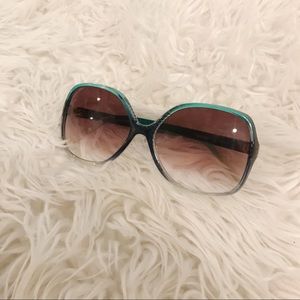 Green Oversized Sunglasses